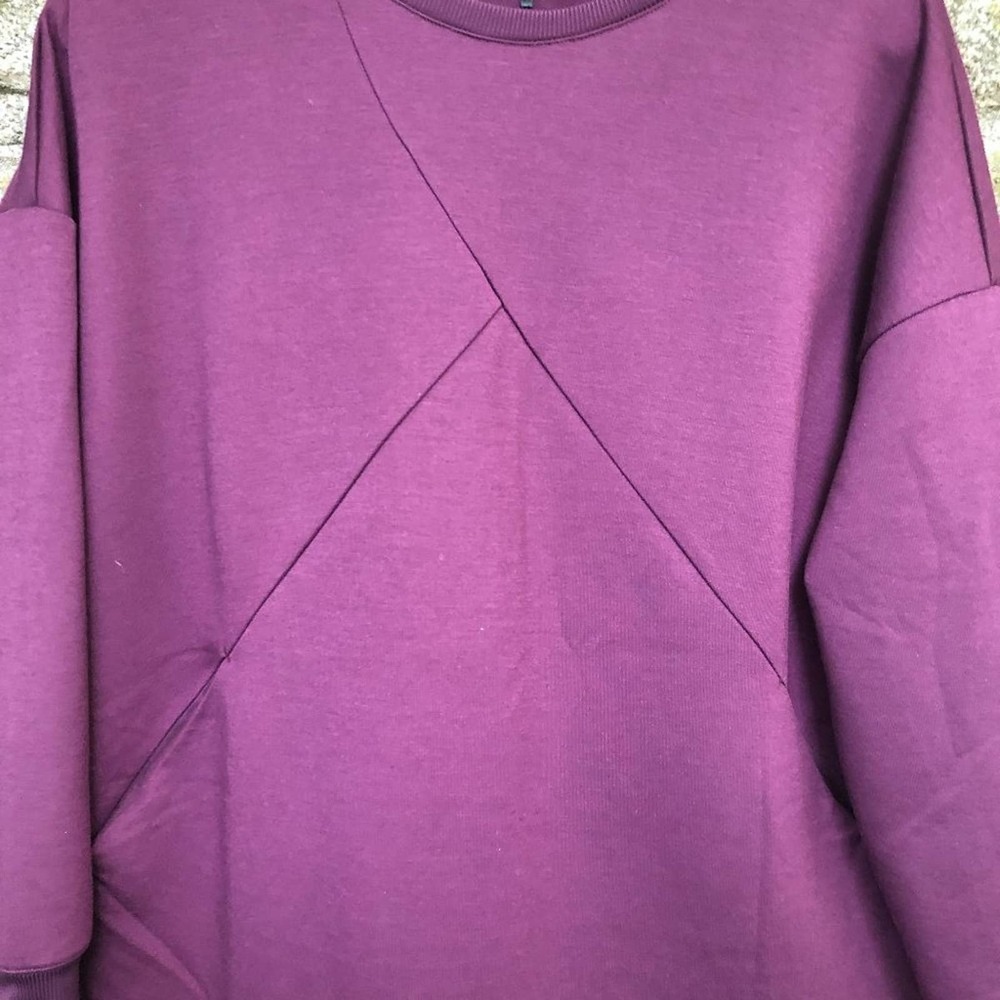 Universal Standard Game Iris Crew Sweatshirt Dress - image 6